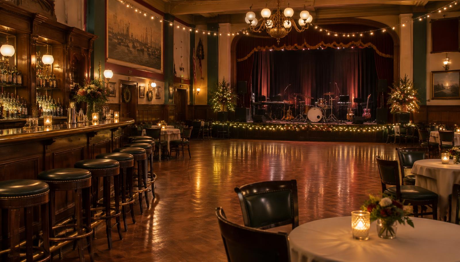 Inside South Erie Turners event hall